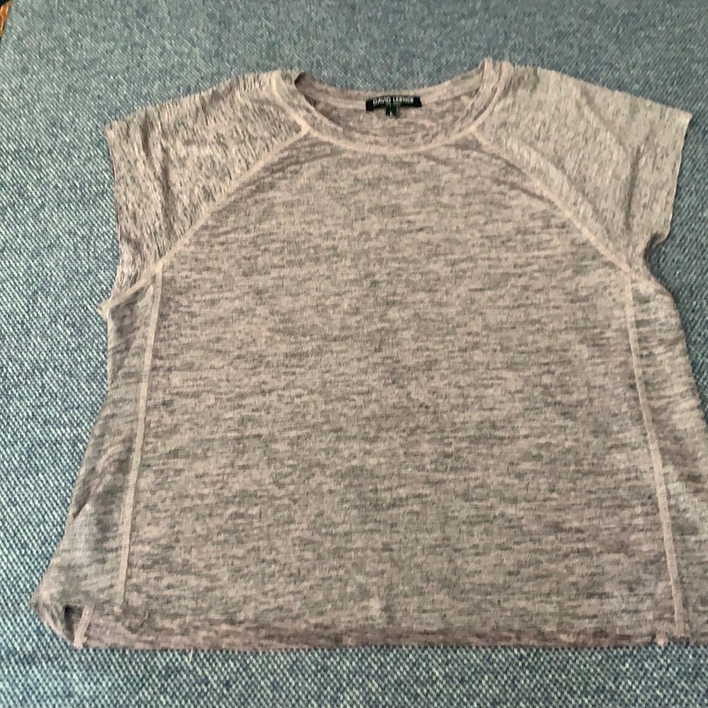 David Lerner NY Gray/Pink T-shirt Size L